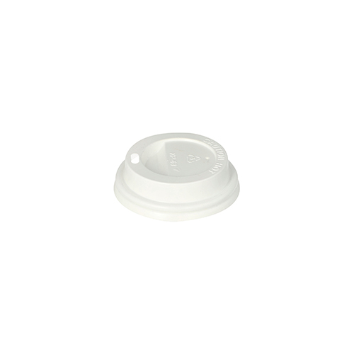 Dom-Deckel, PS "To Go" Ø 6,3 cm · 2 cm weiss