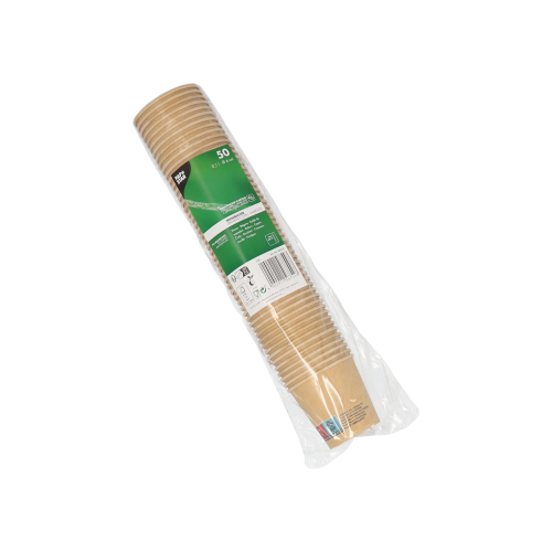 Trinkbecher, Pappe 0,1 l Ø 6 cm · 6 cm braun