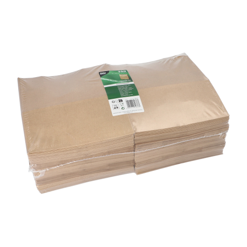 Blockbodenbeutel, Kraftpapier 22 cm x 18,5 cm x 9,7 cm braun
