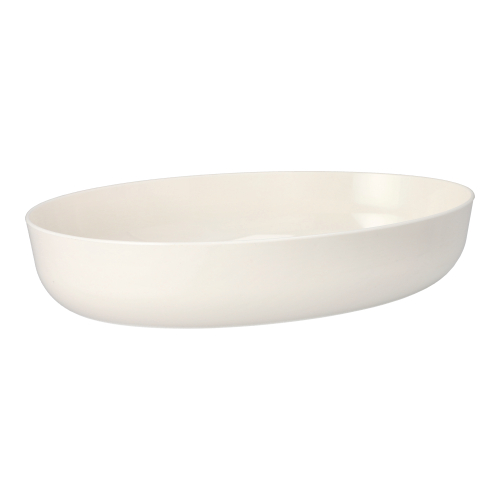 Mehrweg-Schalen oval 2400 ml 6,5 cm x 19,5 cm x 30,5 cm weiss "Cella"