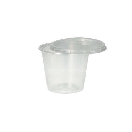 Deckel für Dressingbecher, PP Ø 7,1 cm · 0,5 cm transparent