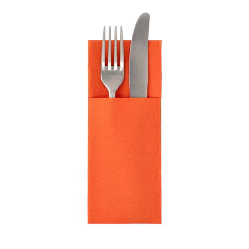 Servietten "ROYAL Collection" 40 cm x 30 cm nektarine mit Besteckfalz