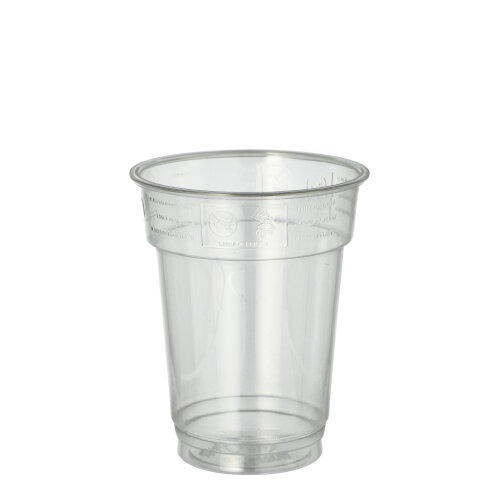 Trinkbecher "Hurricane", PET 0,2 l Ø 7,8 cm · 9,7 cm glasklar