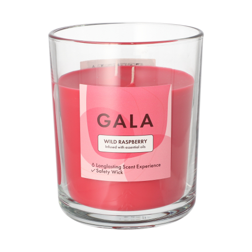 "GALA" Duftkerze im Glas Ø 10,5 cm · 12,4 cm weinrot - Wild Raspberry "Tokio Large"