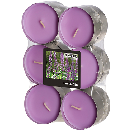 "GALA" Maxi Duftlichte Ø 58 mm · 24 mm violett - Lavender