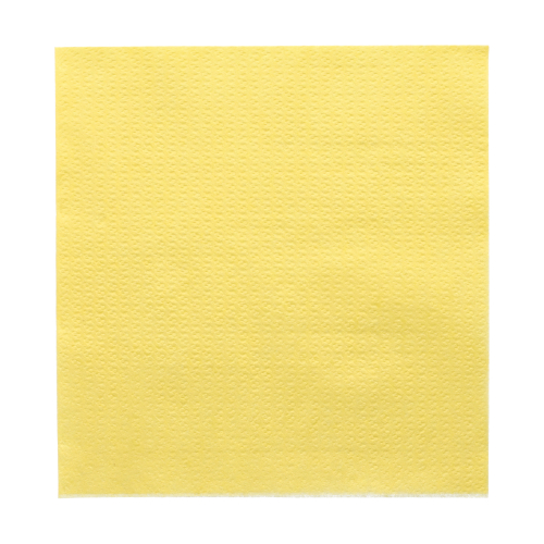 Servietten, 1-lagig 1/4-Falz 33 cm x 33 cm gelb